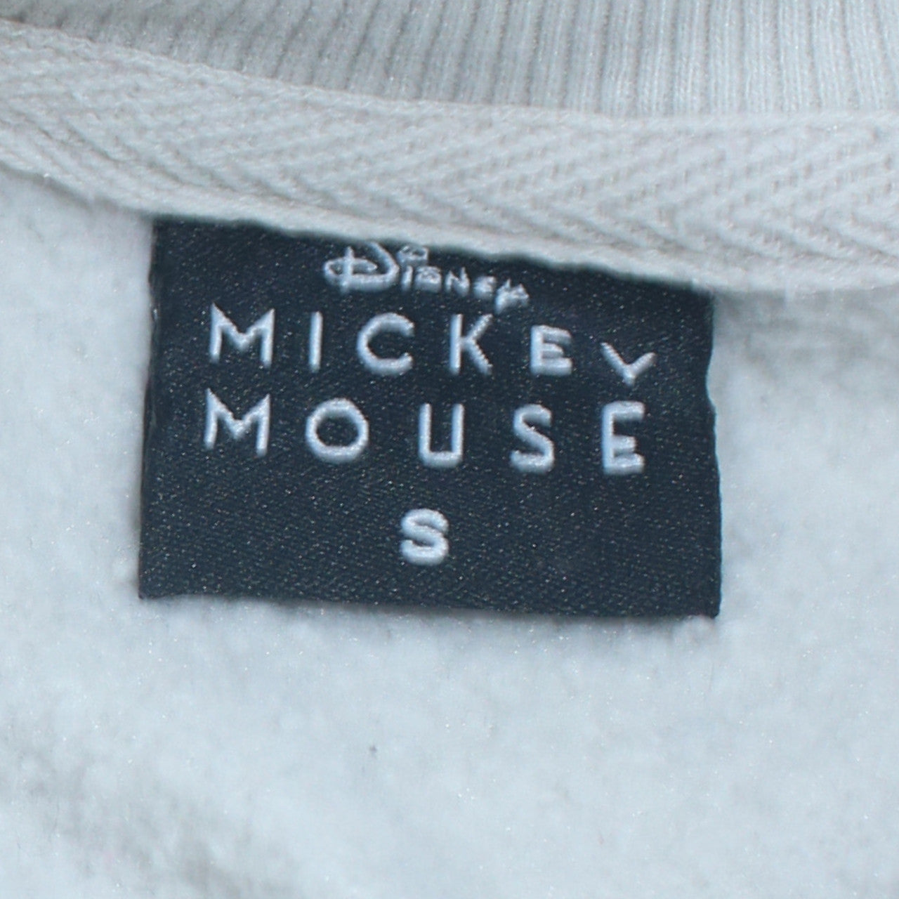 Pep&Co Disney Mickey Mouse White Sweatshirt Women S Crew Neck Pullover