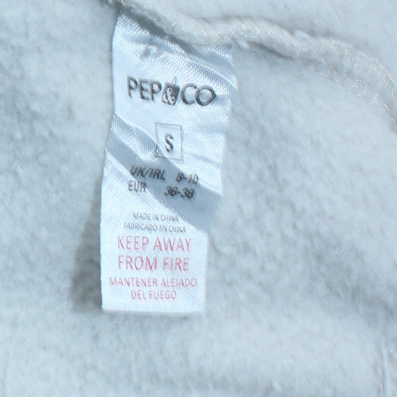 Pep&Co Disney Mickey Mouse White Sweatshirt Women S Crew Neck Pullover