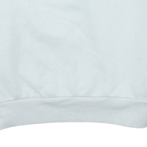 Pep&Co Disney Mickey Mouse White Sweatshirt Women S Crew Neck Pullover