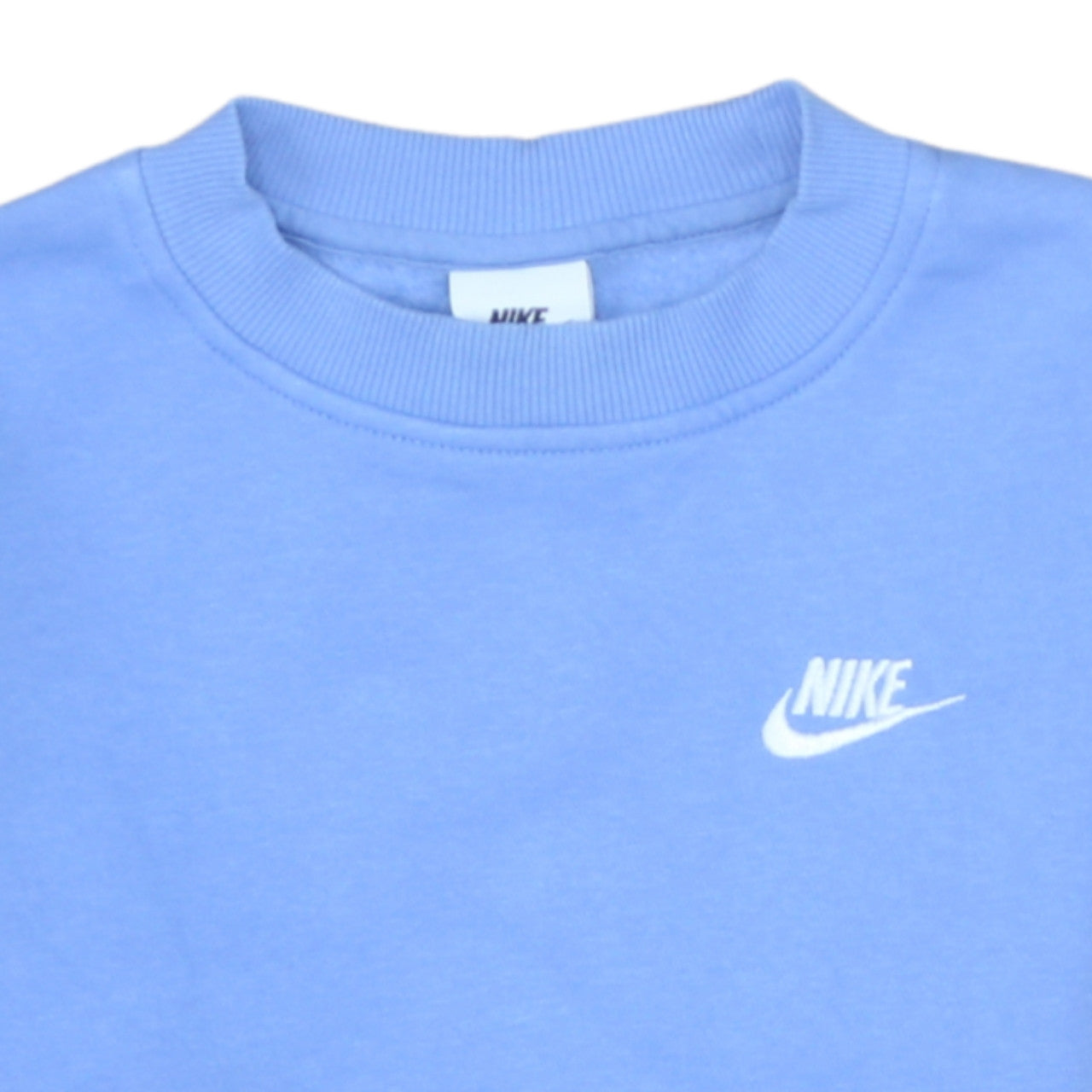 Nike Girls Blue Pullover Sweatshirt M 10-11 Years Crew Neck Fleece