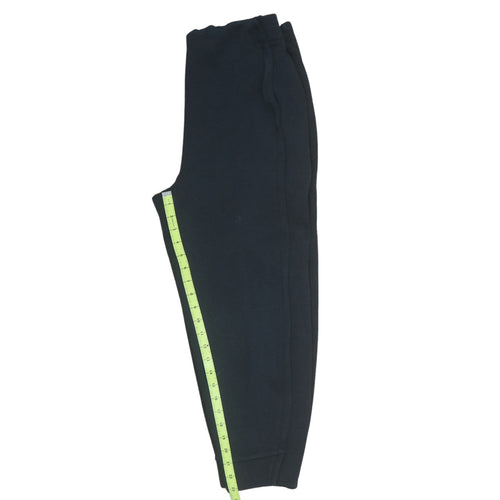 Adidas Womens Black Jogger Sweatpants Size 12-14 Regular Fit Fleece
