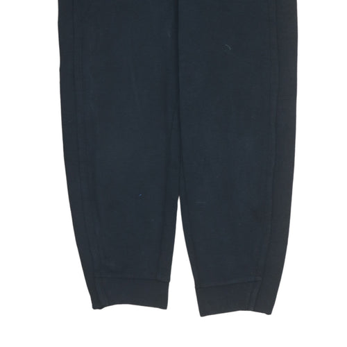 Adidas Womens Black Jogger Sweatpants Size 12-14 Regular Fit Fleece