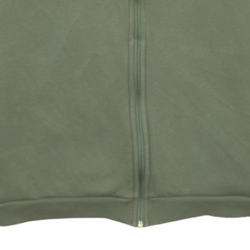 Puma Men's Green Track Jacket L Full Zip Athletic Casual