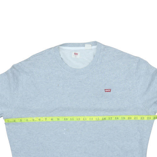 Levi’s Men’s Grey Crew Neck Pullover Sweatshirt Size M