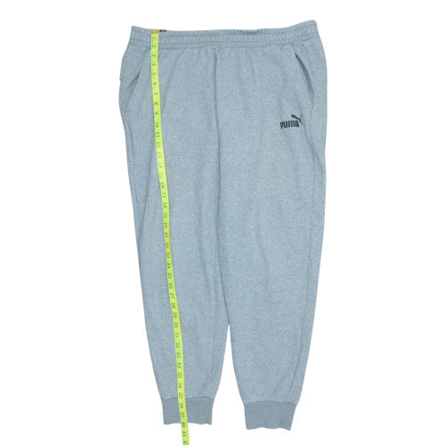 Puma Men's Grey 2XL Jogger Fleece Sweatpants with Pockets