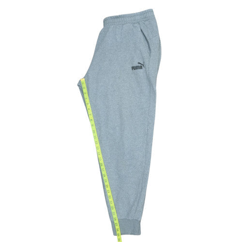 Puma Men's Grey 2XL Jogger Fleece Sweatpants with Pockets