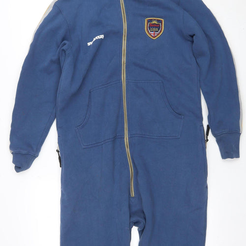 Swimzi Boys Blue Hooded One Piece Zip All-in-One 13 Years