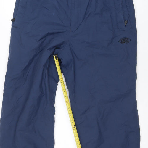 Tenson Men Blue Waterproof Insulated Snow Pants Size 52 Regular Fit