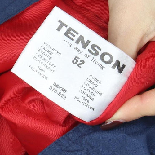Tenson Men Blue Waterproof Insulated Snow Pants Size 52 Regular Fit