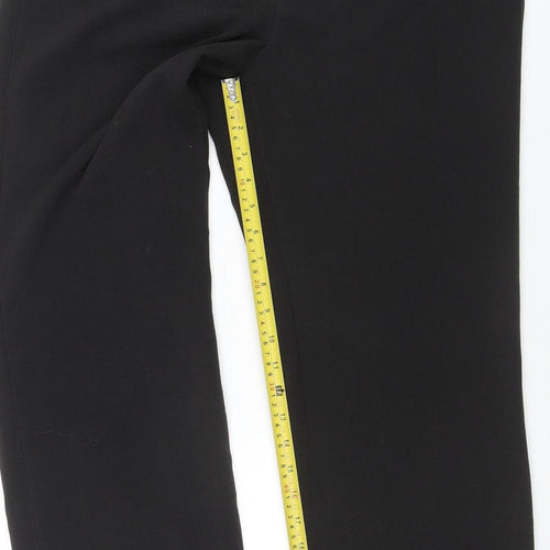 Debenhams Classics Womens Black Size 12 Straight Leg Trousers