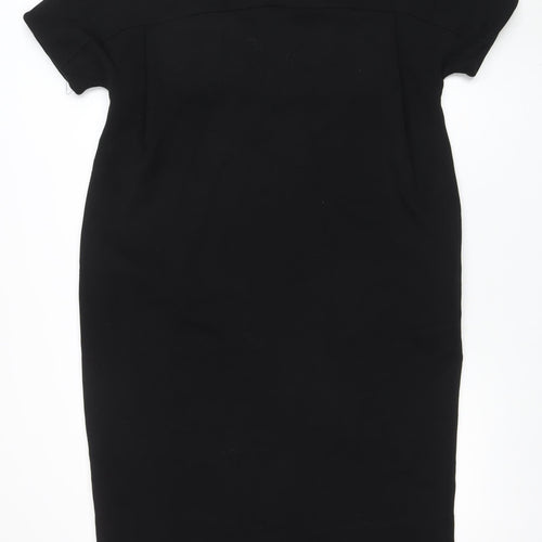 COS Women's Black Knee Length Stretch Sheath Dress M