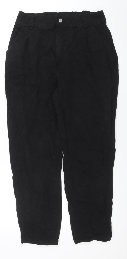 New Look Women’s Black High Rise Mom Jeans Size 8