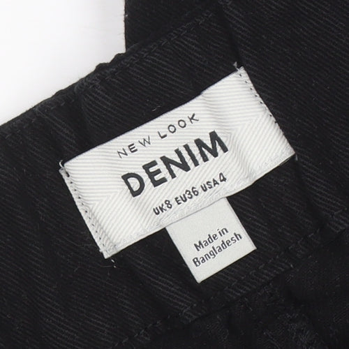 New Look Women’s Black High Rise Mom Jeans Size 8