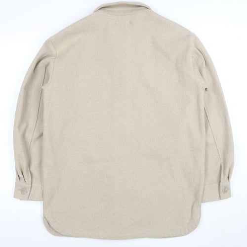 New Look Women Beige Regular Fit Basic Jacket Size 8