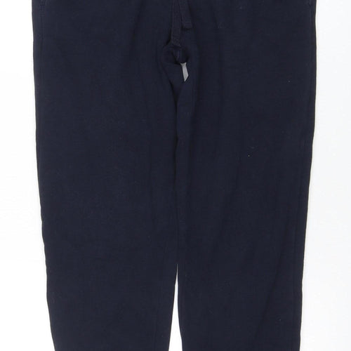 EASY Men's Black M Fleece Sweatpants with Elastic Waist