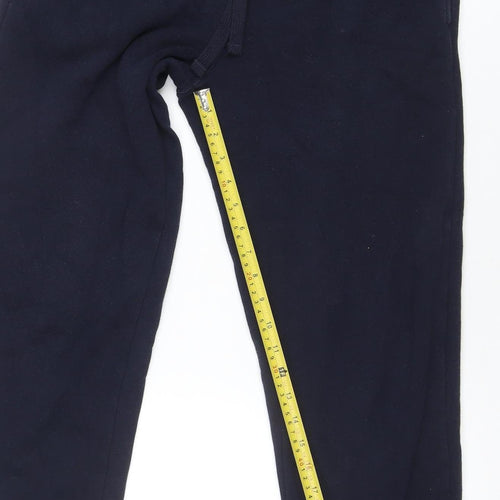 EASY Men's Black M Fleece Sweatpants with Elastic Waist