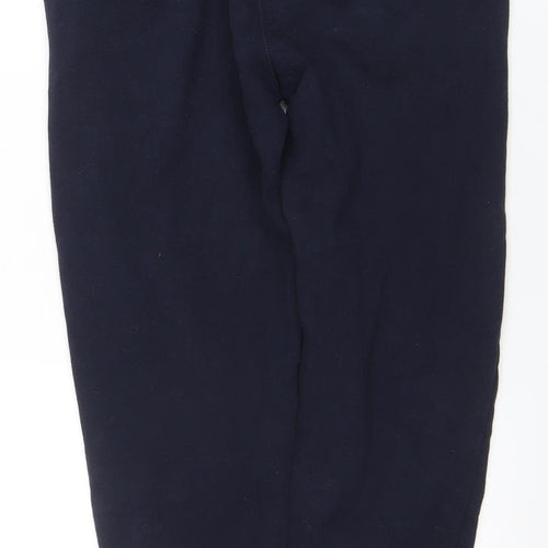 EASY Men's Black M Fleece Sweatpants with Elastic Waist