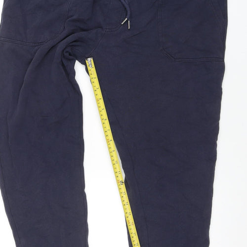 Burton Menswear London Men's Blue L Jogger Trousers Cotton Blend