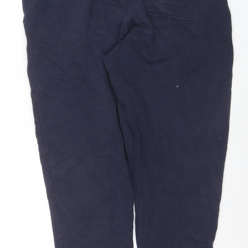 Burton Menswear London Men's Blue L Jogger Trousers Cotton Blend