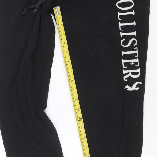 Hollister Women’s Black XS Jogger Sweatpants Drawstring Trousers