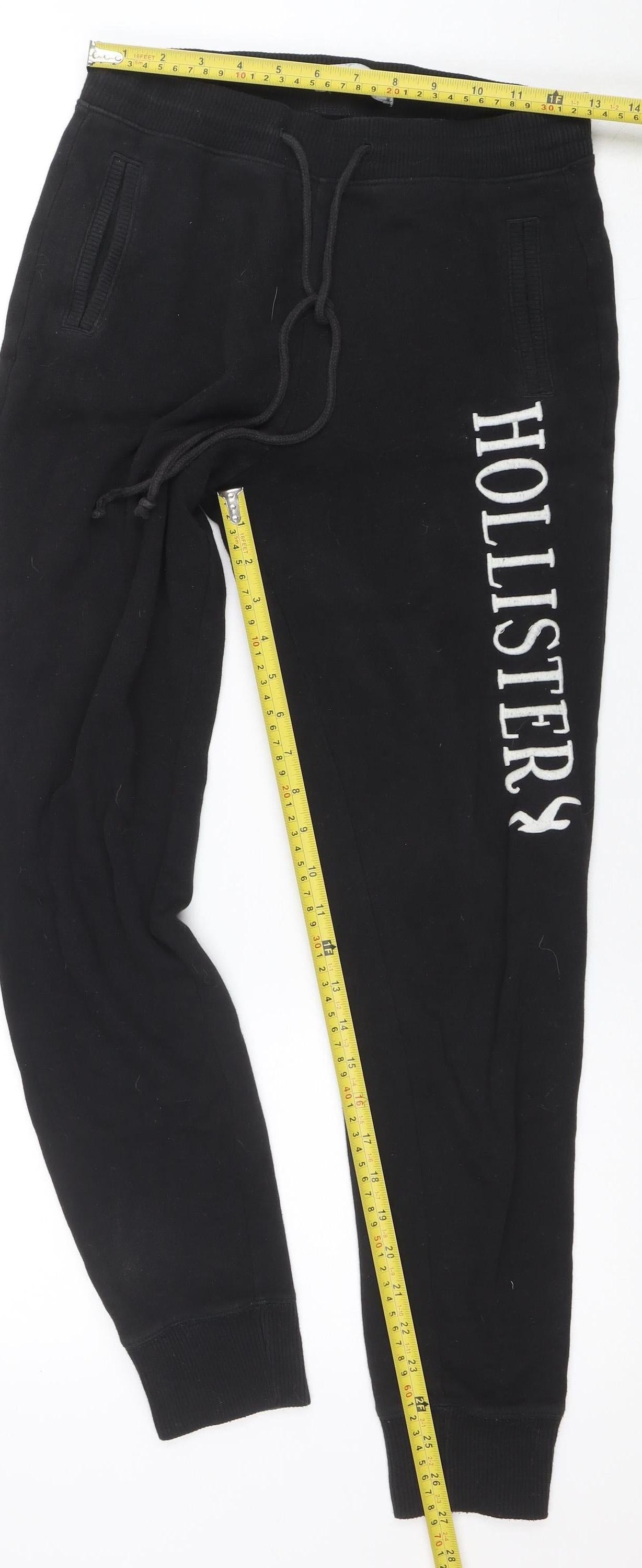 Hollister Women’s Black XS Jogger Sweatpants Drawstring Trousers