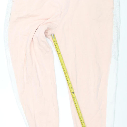 Nike Womens Pink Jogger Trousers XL Cotton Blend Activewear