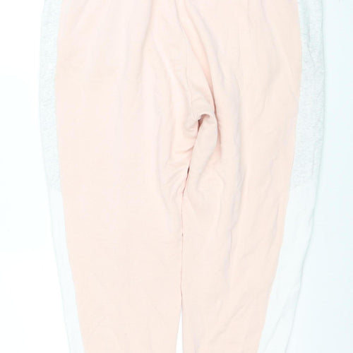 Nike Womens Pink Jogger Trousers XL Cotton Blend Activewear