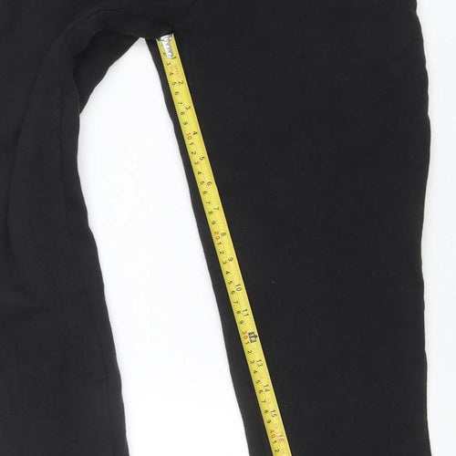 Russell Womens Black Jogger Sweatpants Size S Fleece Activewear
