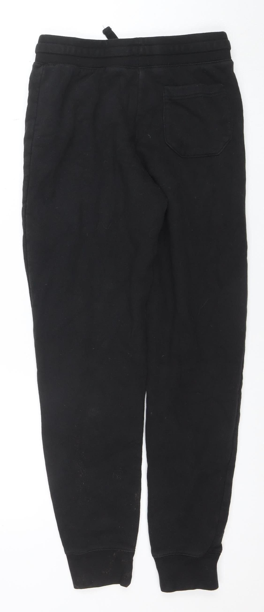 Russell Womens Black Jogger Sweatpants Size S Fleece Activewear