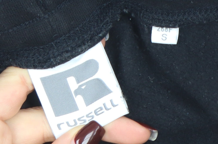 Russell Womens Black Jogger Sweatpants Size S Fleece Activewear