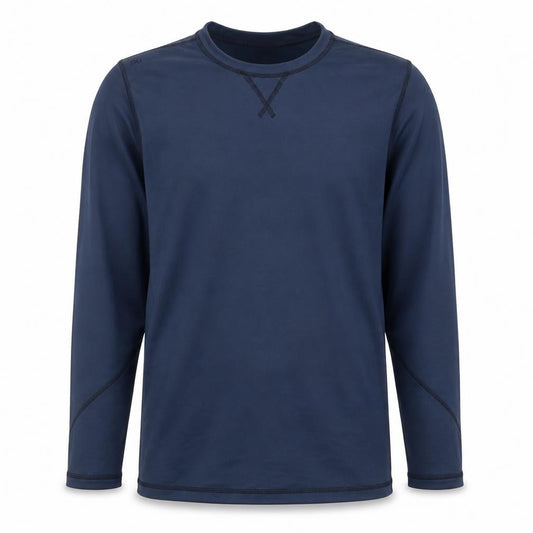 Decathlon Men’s Blue Long Sleeve Athletic Polyester T-Shirt Size L