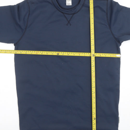 Decathlon Men’s Blue Long Sleeve Athletic Polyester T-Shirt Size L