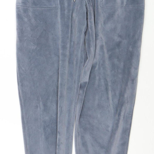 John Lewis Women’s Grey Velour Jogger Trousers Size 10