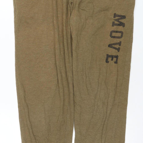 Team Spirit Women’s Beige Jogger Sweatpants XL Comfortable Fit