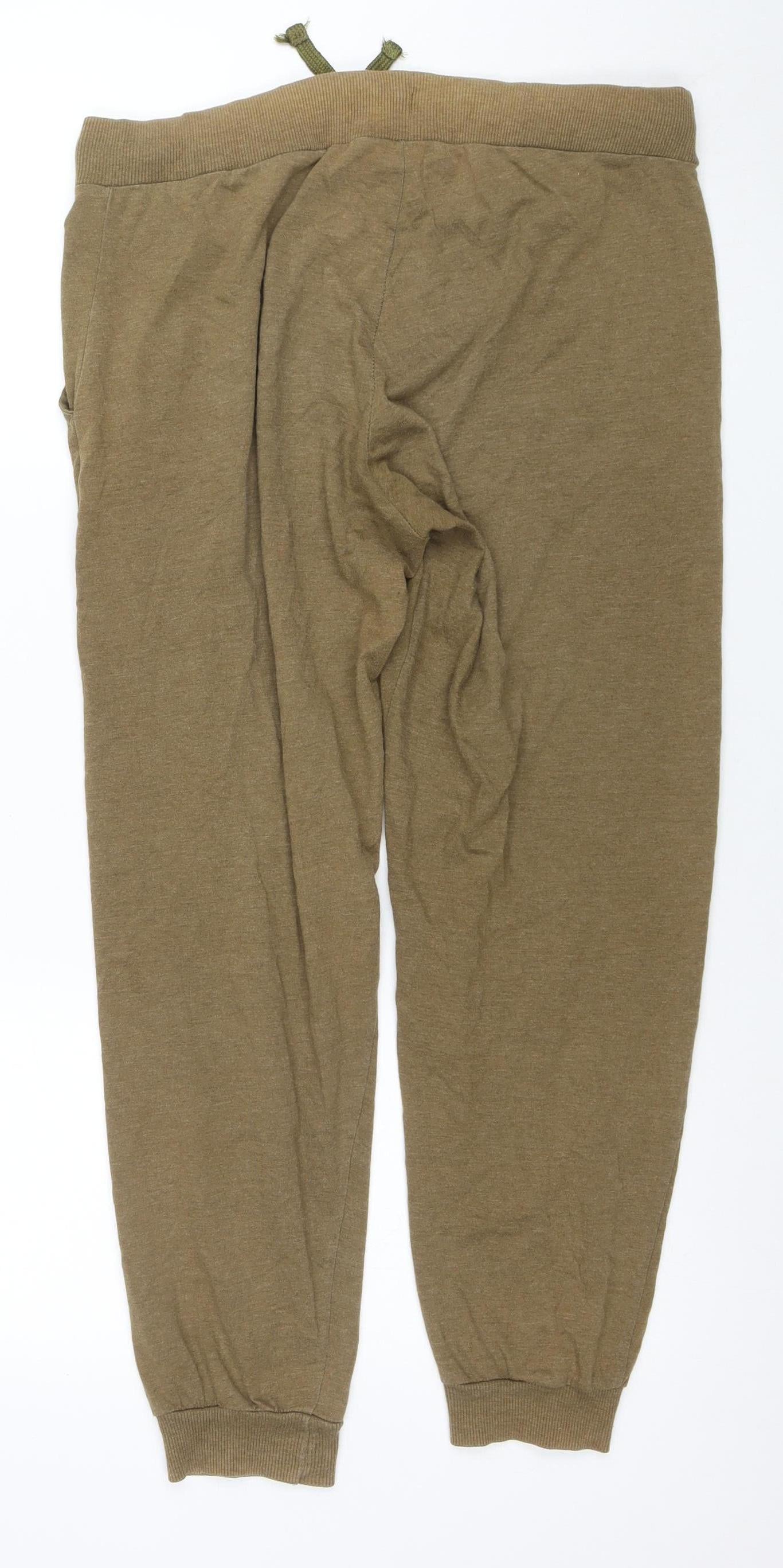 Team Spirit Women’s Beige Jogger Sweatpants XL Comfortable Fit