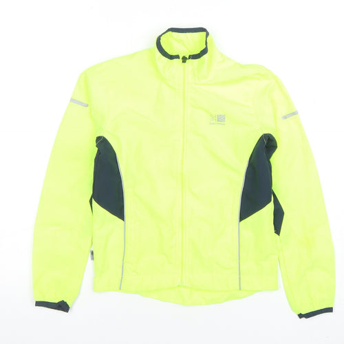Karrimor Boys Yellow Reflective Running Jacket 7-8 Years Lightweight Windproof