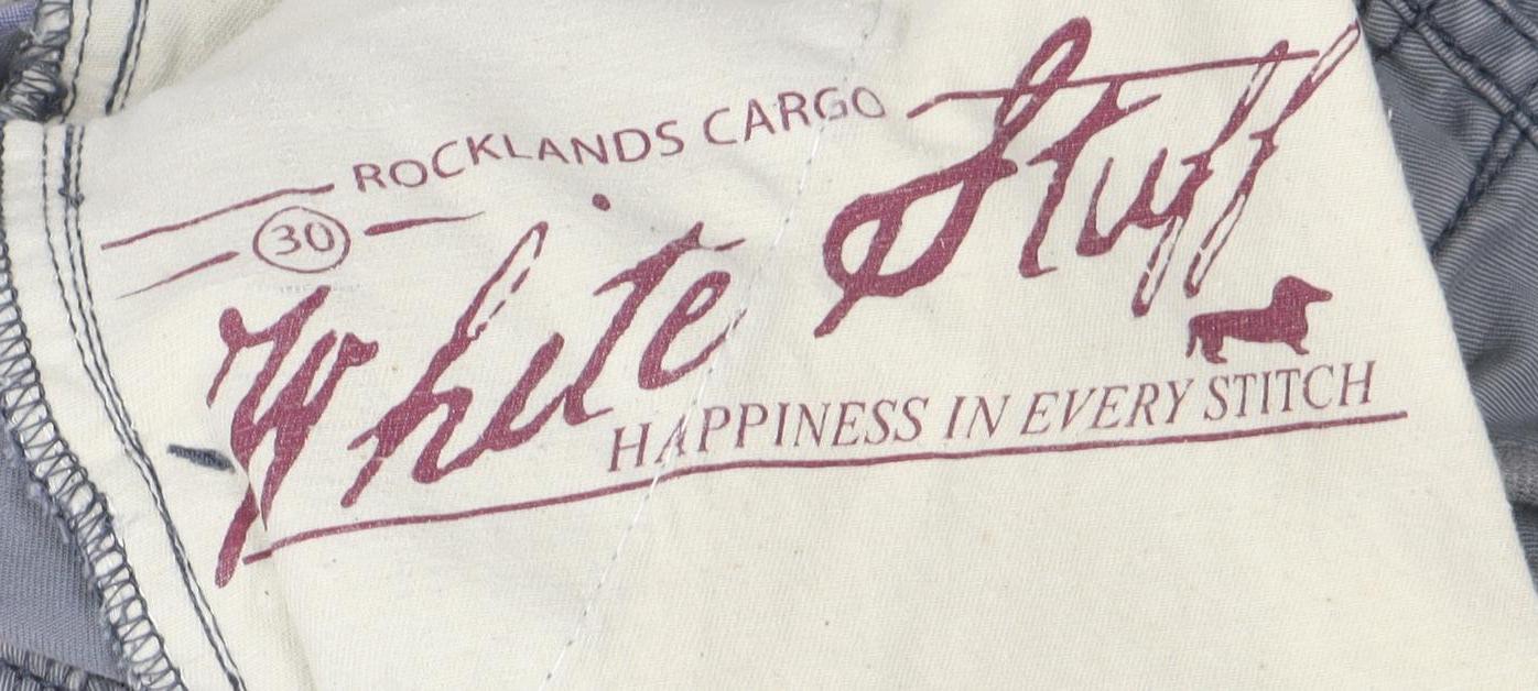 White Stuff Men’s Grey Cargo Shorts Size 30 Regular Cotton Casual