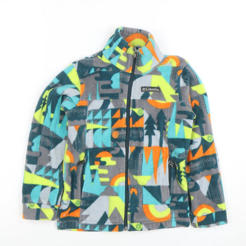 Columbia Boys Multicoloured XS Fleece Full Zip Outdoor Jacket