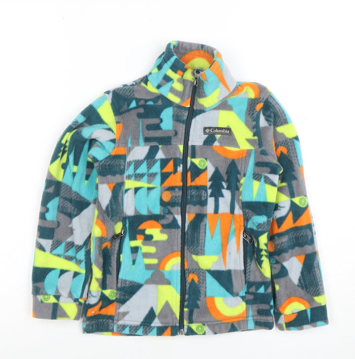 Columbia Boys Multicoloured XS Fleece Full Zip Outdoor Jacket