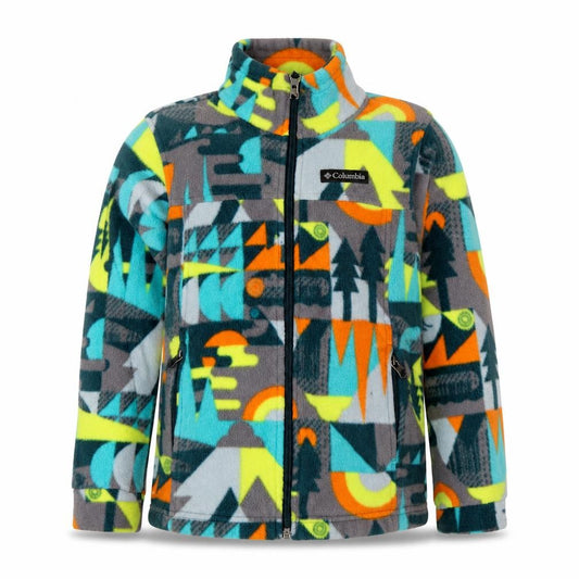 Columbia Boys Multicoloured XS Fleece Full Zip Outdoor Jacket