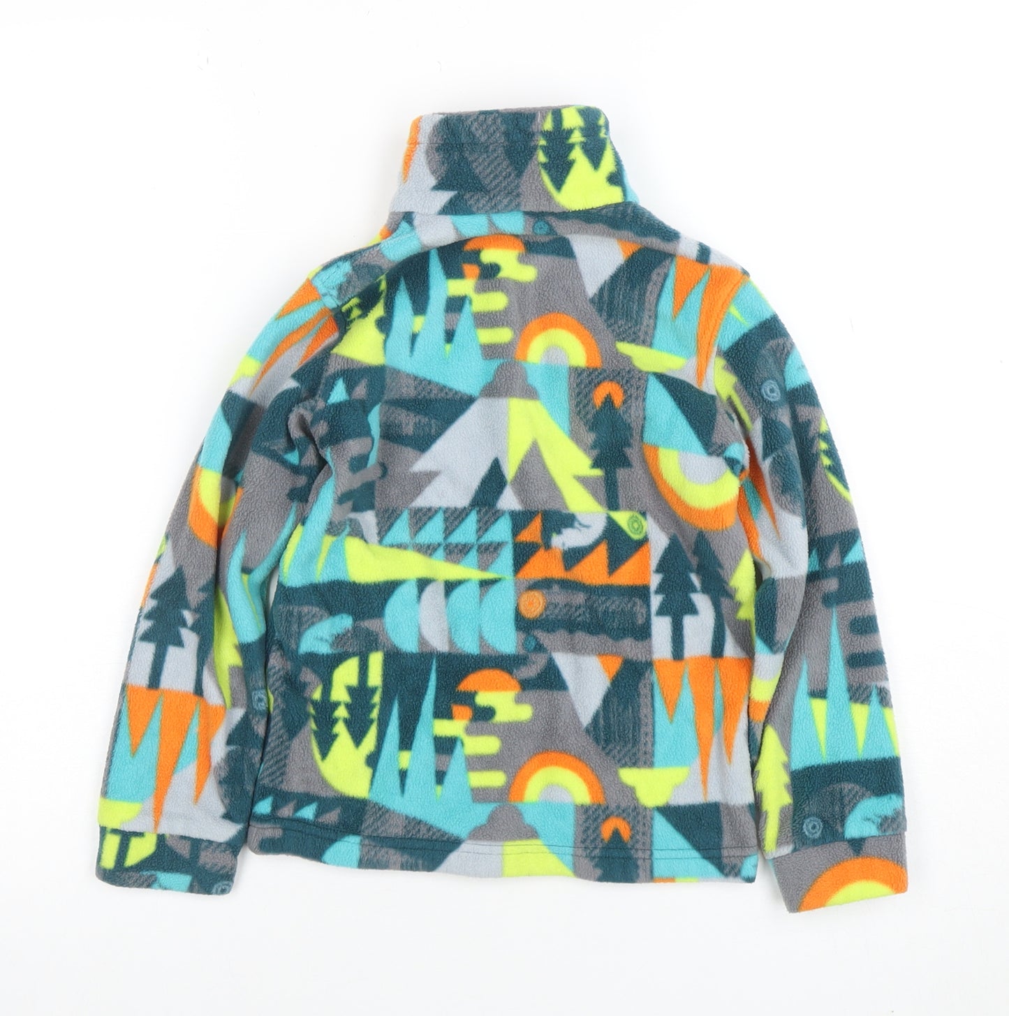 Columbia Boys Multicoloured XS Fleece Full Zip Outdoor Jacket