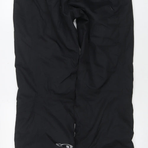 Salomon Women's Black Ski Snow Pants Size UK 16 Waterproof Polyester