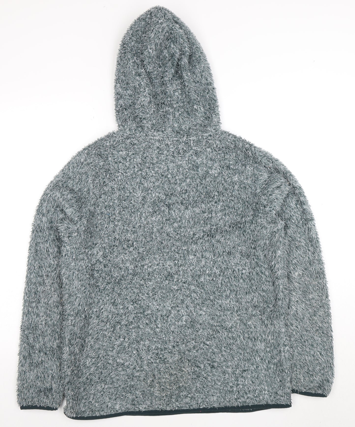 Crane Equestrian Grey Hooded Pullover Women's Medium Fleece Hoodie