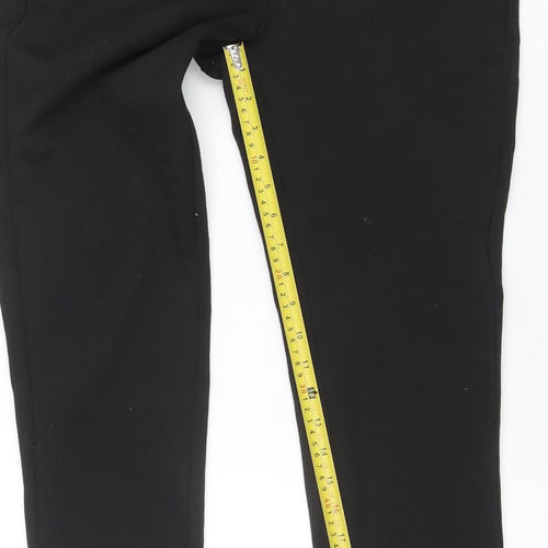 River Island Women's Black Slim Fit Stretch Trousers Size 12