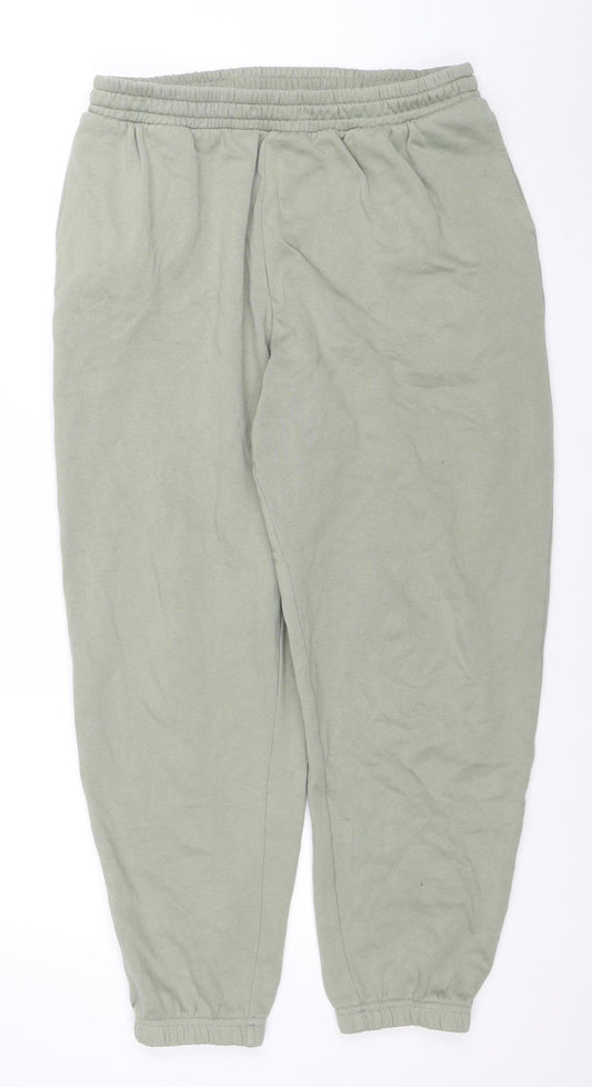 New Look Women’s Green Jogger Trousers Size 16 Relaxed Fit Cotton Blend