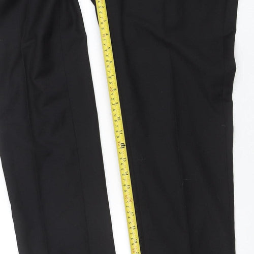Topman Men's Black Skinny Fit Business Trousers 32L