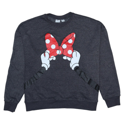 Disney Women Grey Minnie Mouse Bow Sweatshirt XL Primark