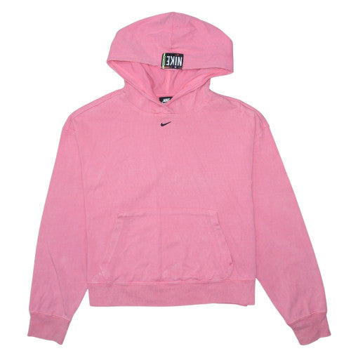 Nike Women's Pink Pullover Hoodie Small Cotton Casual Wear