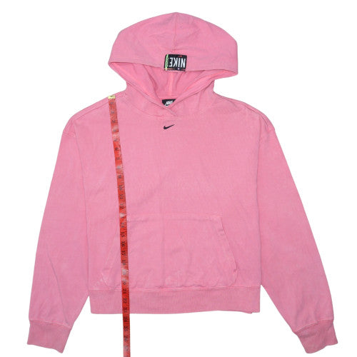 Nike Women's Pink Pullover Hoodie Small Cotton Casual Wear