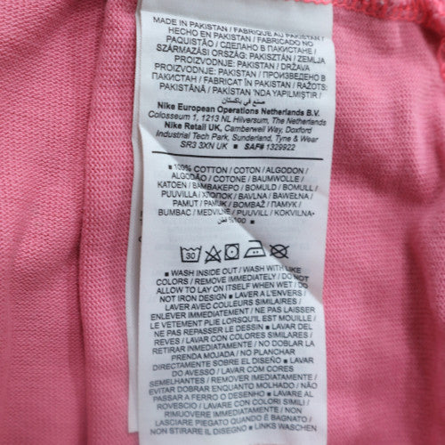 Nike Women's Pink Pullover Hoodie Small Cotton Casual Wear